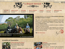 Tablet Screenshot of labrigadeinfernale.com